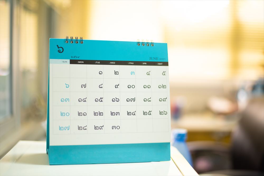タイ語で 月はなんて言う タイ語での日付表現をマスターしよう バンコク不動産